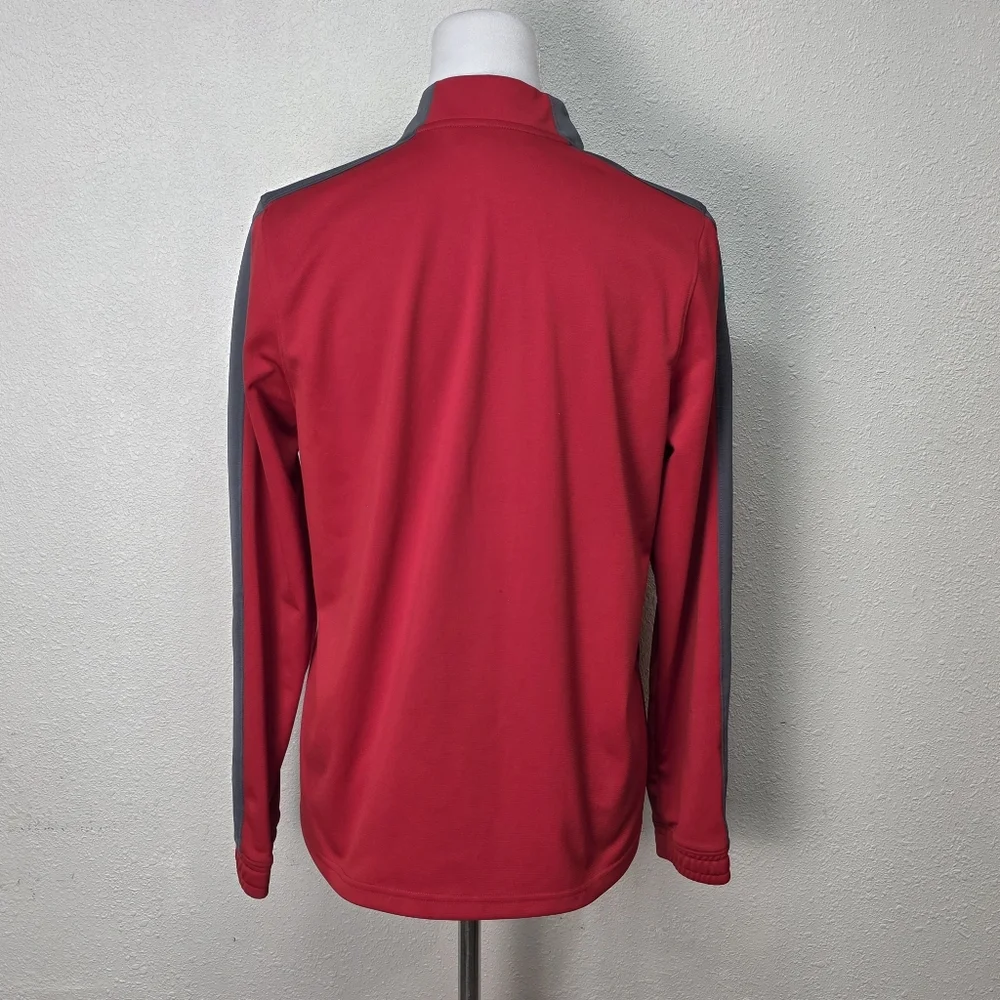 Under Armour Houston Texans Red and Gray Full-Zip Jacket Size YXL